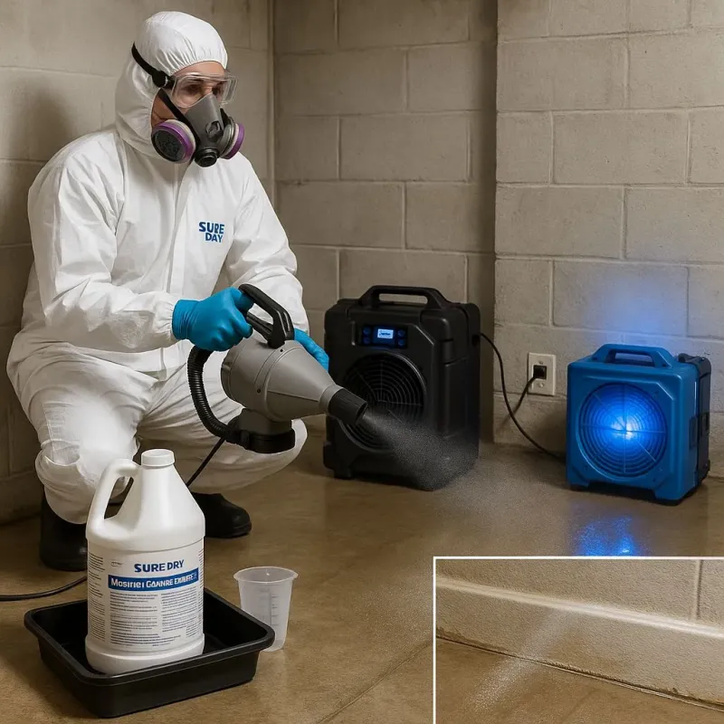 Sanitization and Odor Removal process in Woodville, OH