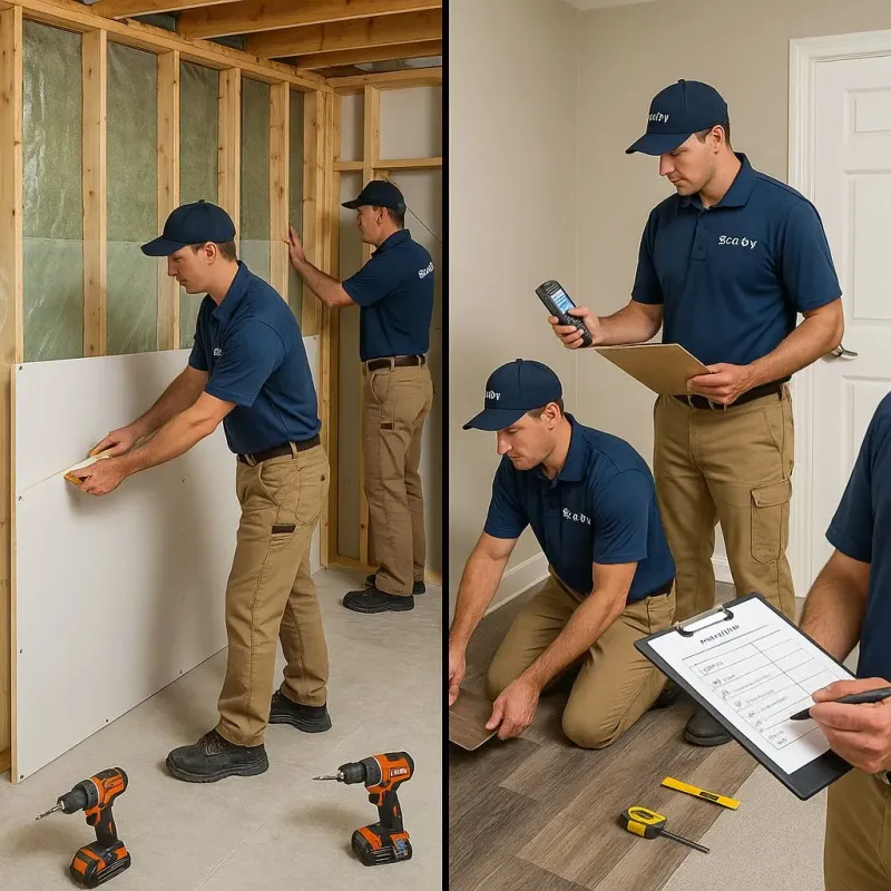Repairs and Reconstruction process in Woodville, OH